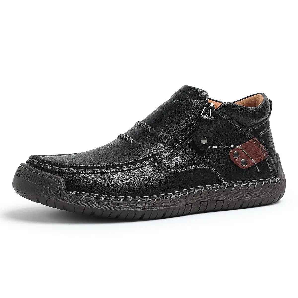 Happy™ ClassyBoots: Mænds Stilfuld Let Slip-On Retro Elegant Støvler