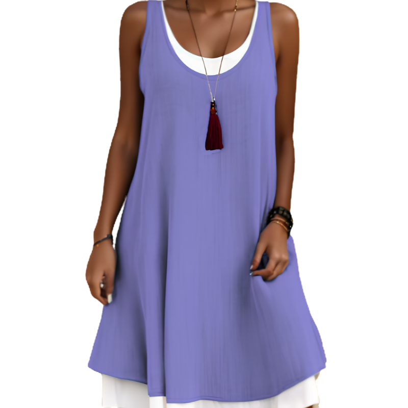 Icone™ EverydayDress - Løs Pasform To-Lags Design Hverdagskjole