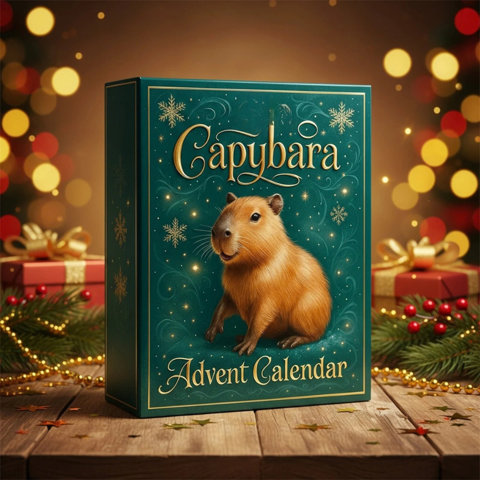 Kletshuts™ CapybaraAdvent: Sødt Og Sjovt Feriegave Capybara Julekalender