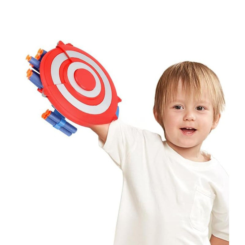 Kletshuts™ ShieldBlaster: Dart Skjold Launcher Hurtig Affyrings Håndledsmonteret Blaster Legetøj