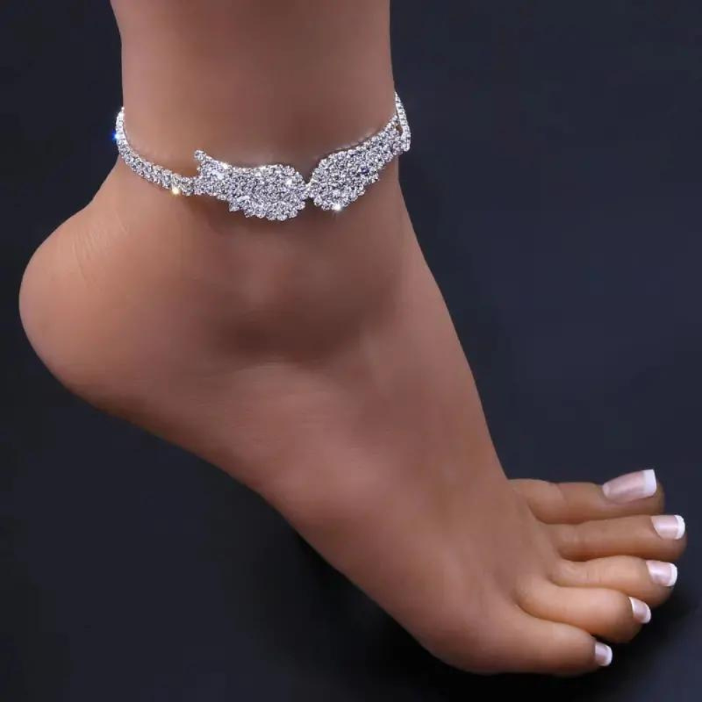 Jewelance™ WingsAnklet 1+1 GRATIS: Stilfuld Mode Rhinestone Engel Vinger Anklet