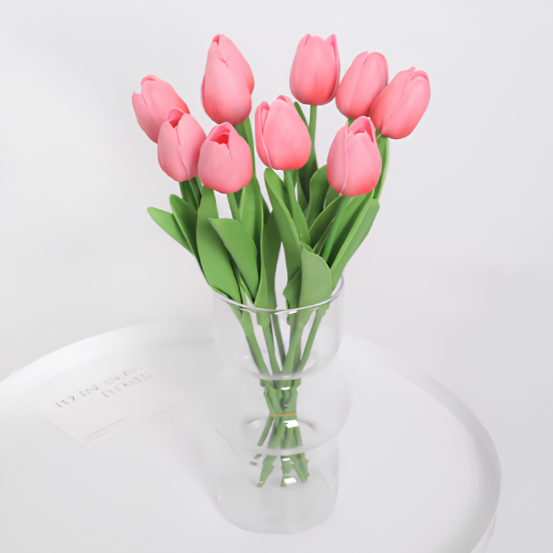 ArtificialTulips: Realistisk Skønhed Kunstig Blomsterdekoration Tulipansæt