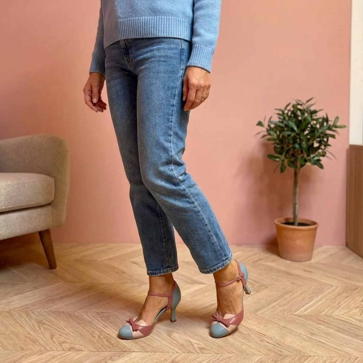 Happy™ ElegantSandals: Tidløst Elegant Multi-Farvet Design Komfortable Sandaler