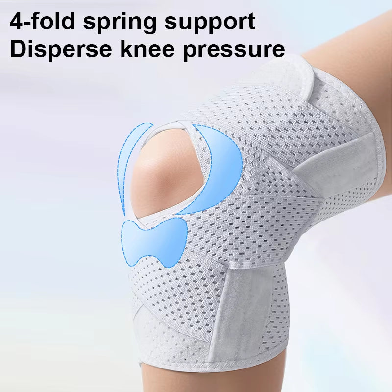 KneeGuard 1+1 GRATIS - Justerbar Knæbeskytter Kompression Støtte Og Beskyttelsessleeve