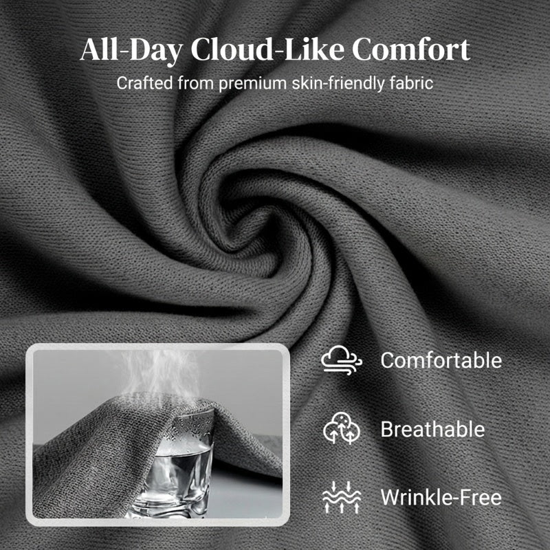 Icone™ CozyOutfit - Komfortabel Langærmet Top Og Bukser Snøre Outfit Sæt