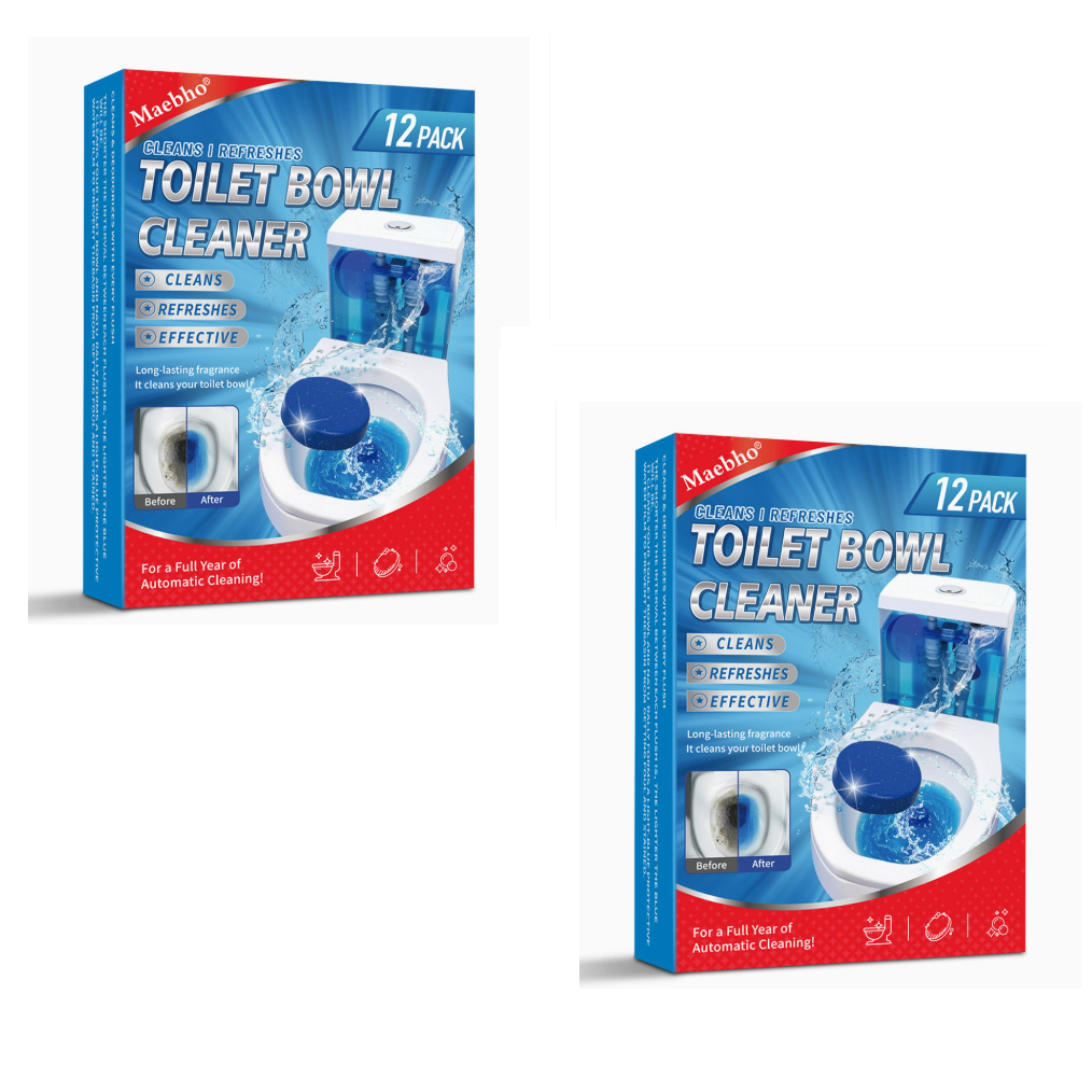 Cleaner Pro° ToiletTablets: Automatisk Drop-In Toiletrens Tabletter