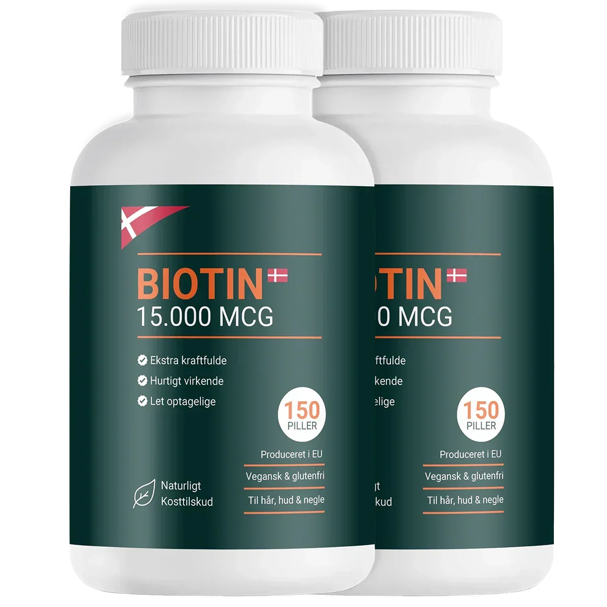 Biotin 15.000 µg – 300 kapsler – produktbillede 7