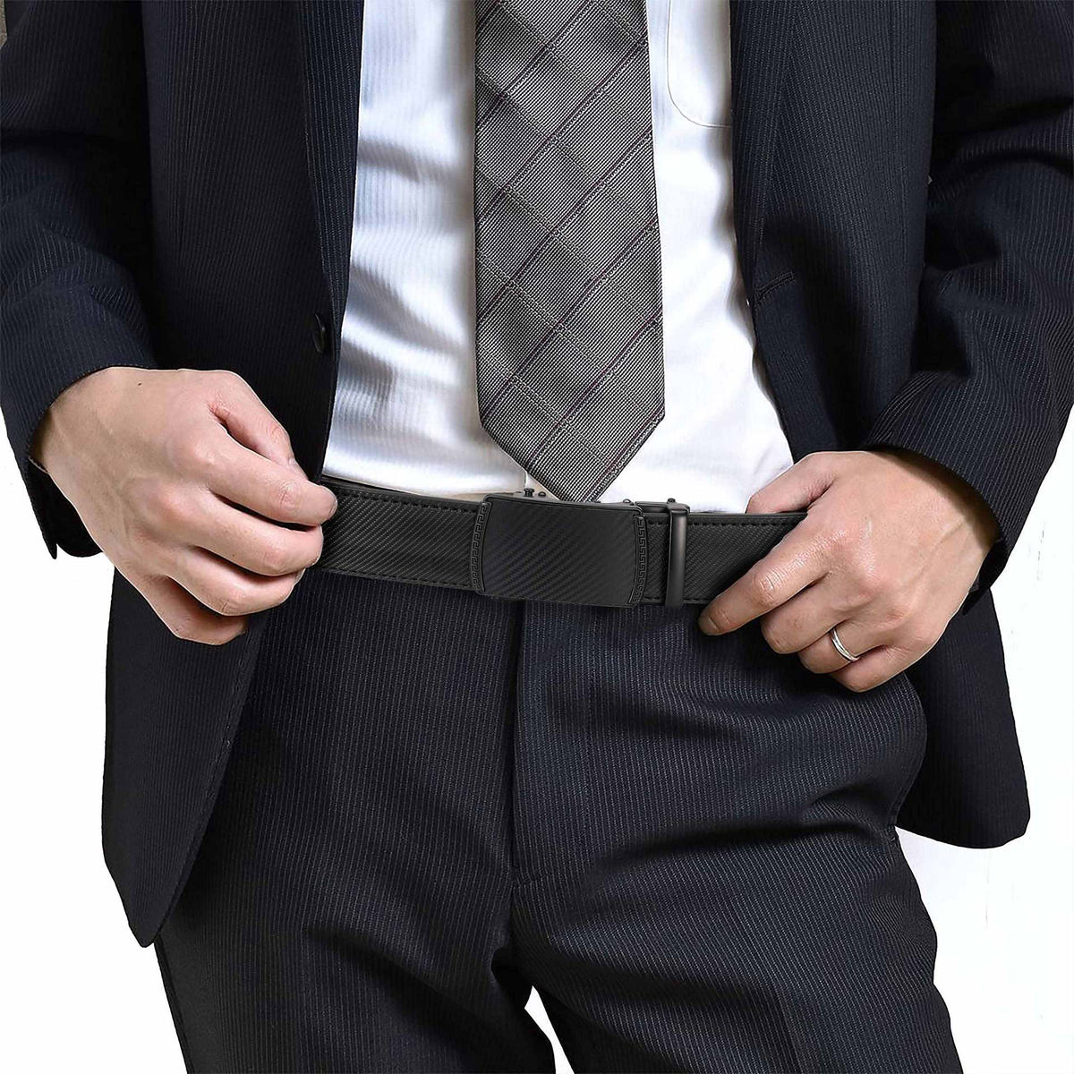 Icone™ ClassicBelt 1+1 GRATIS: Komfortabelt Klassisk Justerbart Spænde Bælte Til Mænd
