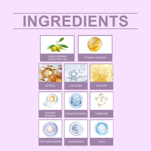 Retinol øjencreme med kollagen og niacinamid