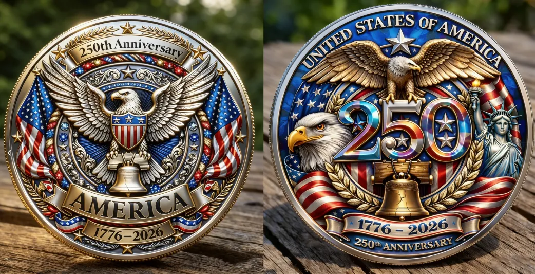 CommemorativeCoin 1+1 GRATIS - Samlerobjekt Minde Mindesmærke-Mønt