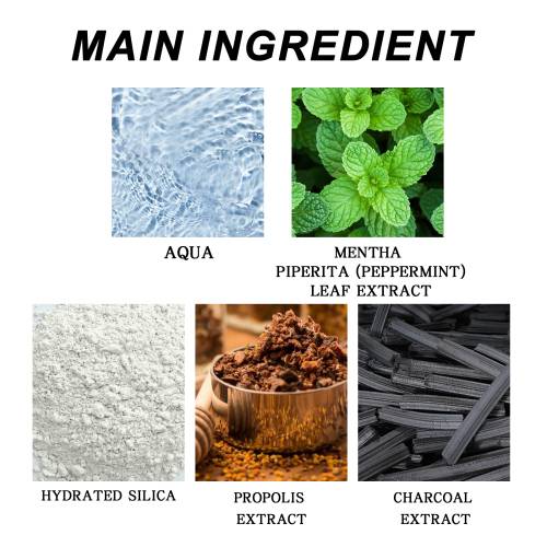 Bambuskul tandpasta med propolis