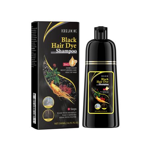 He shou wu shampoo til sort hår