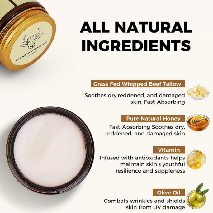 Talg og honning body butter