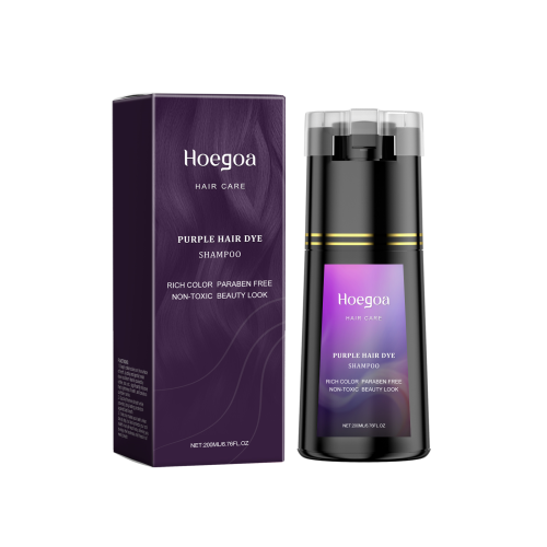 Farveshampoo med farvepigmenter