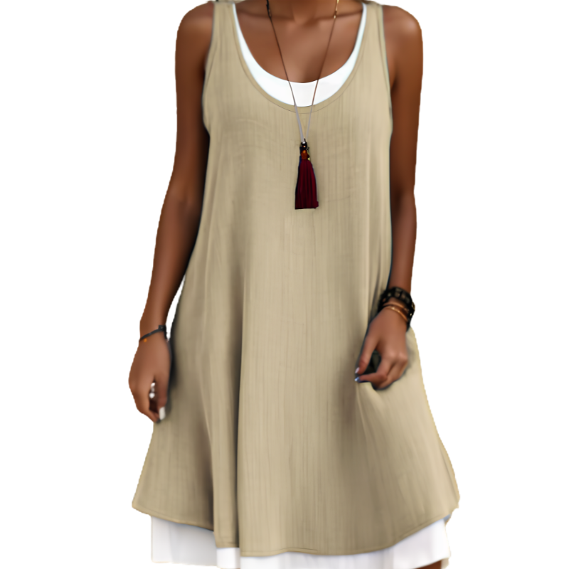 Icone™ EverydayDress - Løs Pasform To-Lags Design Hverdagskjole