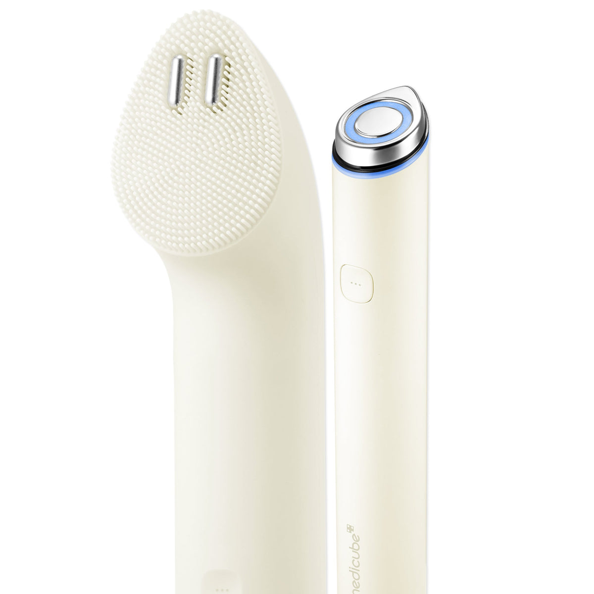 Ansigtsapparat 3-i-1 med rensehoved og ansigtsrulle, 3 LED-tilstande