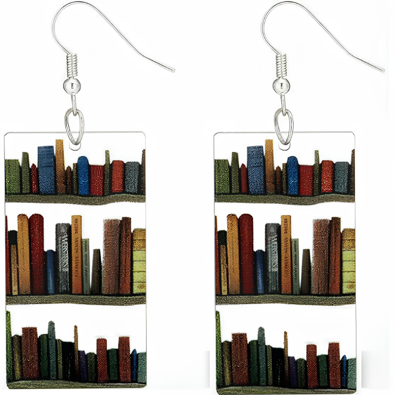 Jewelance™ BookEarrings 1+1 GRATIS: Stilfulde Farverige Retro Bogøreringe