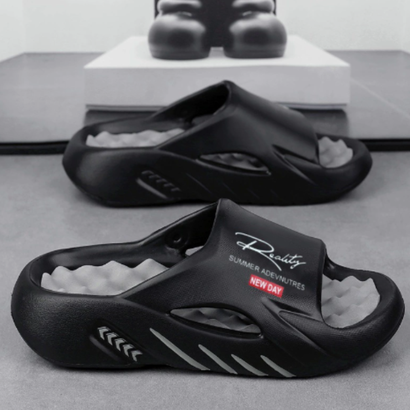 Happy™ CloudSlippers: Komfortable Skridsikre Skybløde Slippers Til Mænd