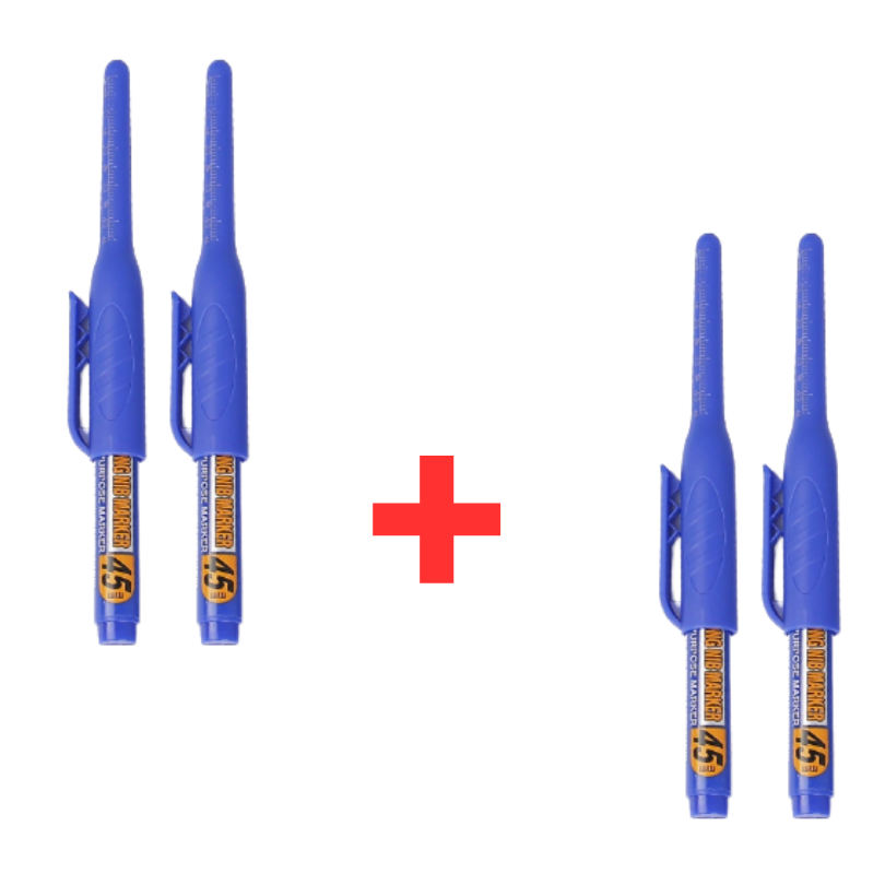 PrecisionMarker 2+2 GRATIS: Multifunktionel Høj Præcision 45mm Lang Pen Tip Og Dybde Marker