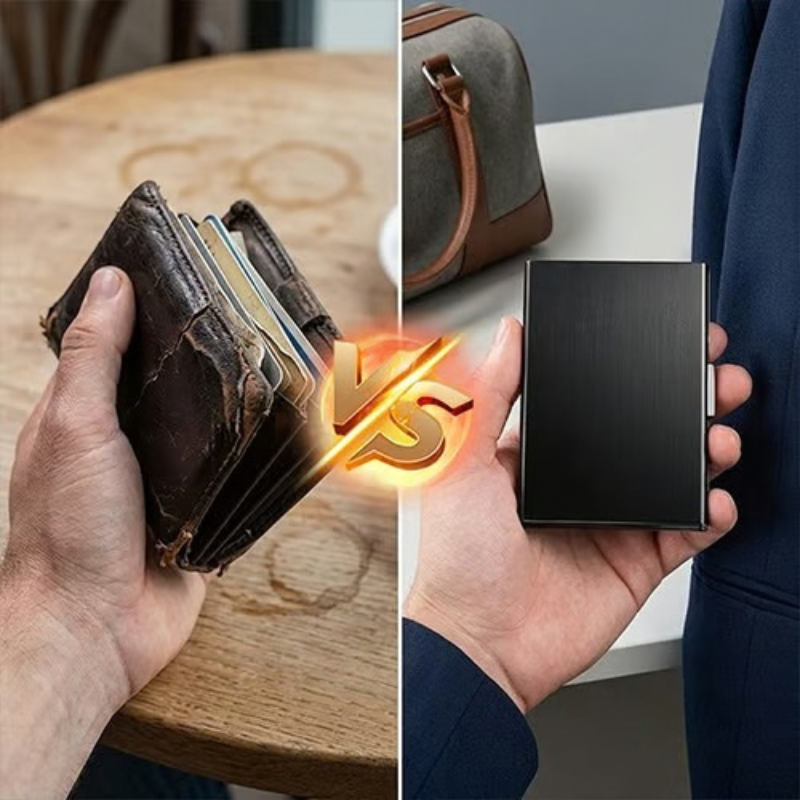 CardCase 1+1 GRATIS: Sikker 10-Slot RFID-Beskyttelse Kortholder