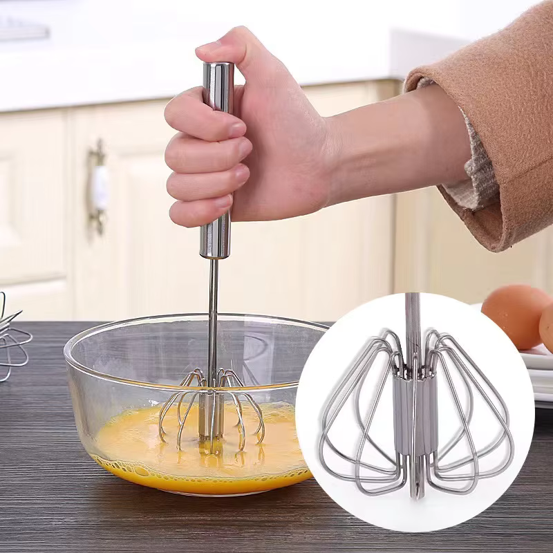 Globetrek° EggBeater 1+1 GRATIS - Rustfrit Stål Manuel Håndmikser