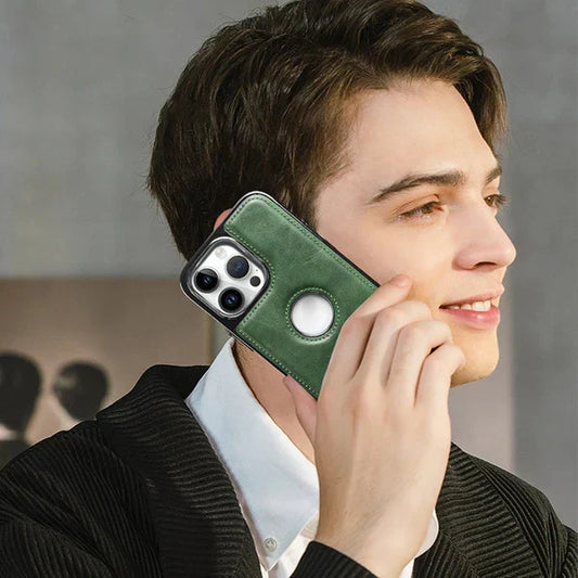 ClassyCase – Fuld Beskyttelse Klassisk Elegant iPhone Stilfuld Etui