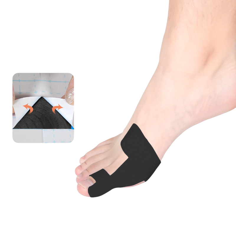 ToeBandage: Komfortabel Tåjusteringsbandage Støtte Sæt