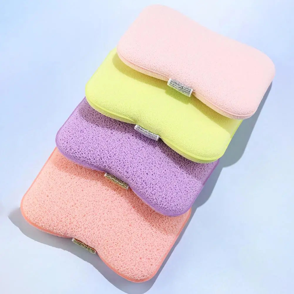 ExfoliatorSponge 1+1 GRATIS: Bad Sæbe Spare Brødtekst Bruser Eksfolierende Svamp