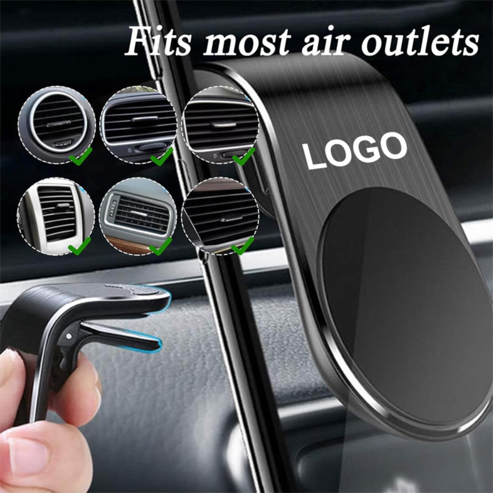 Holder360° MobileMount 1+1 GRATIS: Stærk Sikker Magnetisk 360° Rotation Mobil Montering