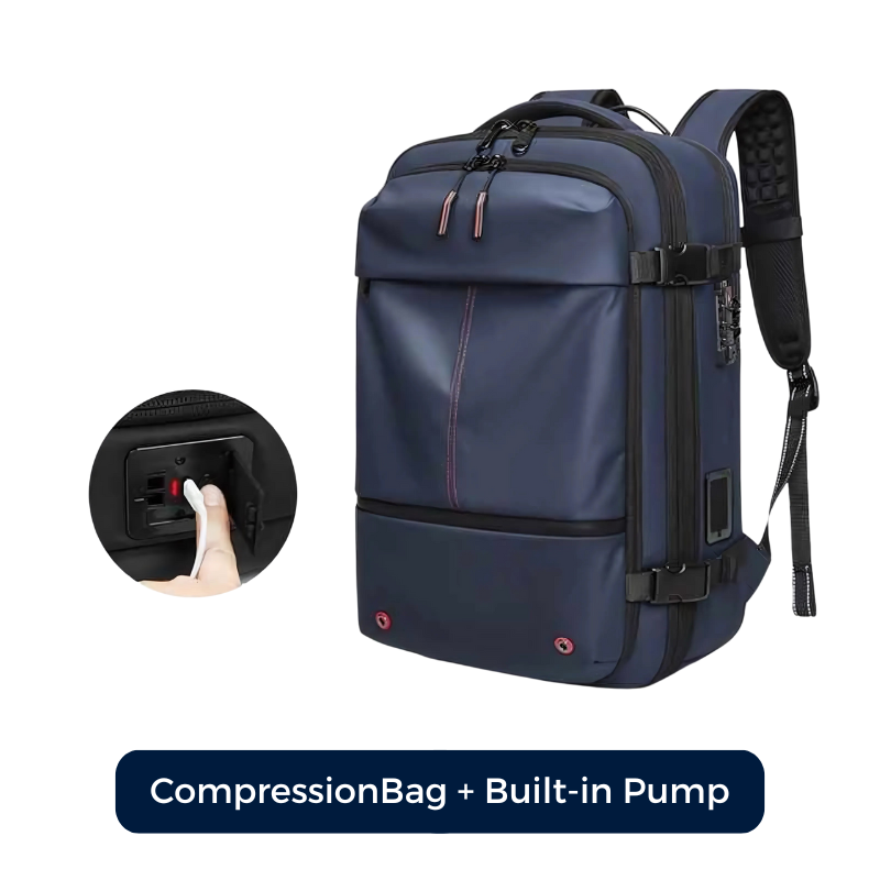 Icone™ CompressionBag: Pladsbesparende Kompressions Vakuum Rejse Taske