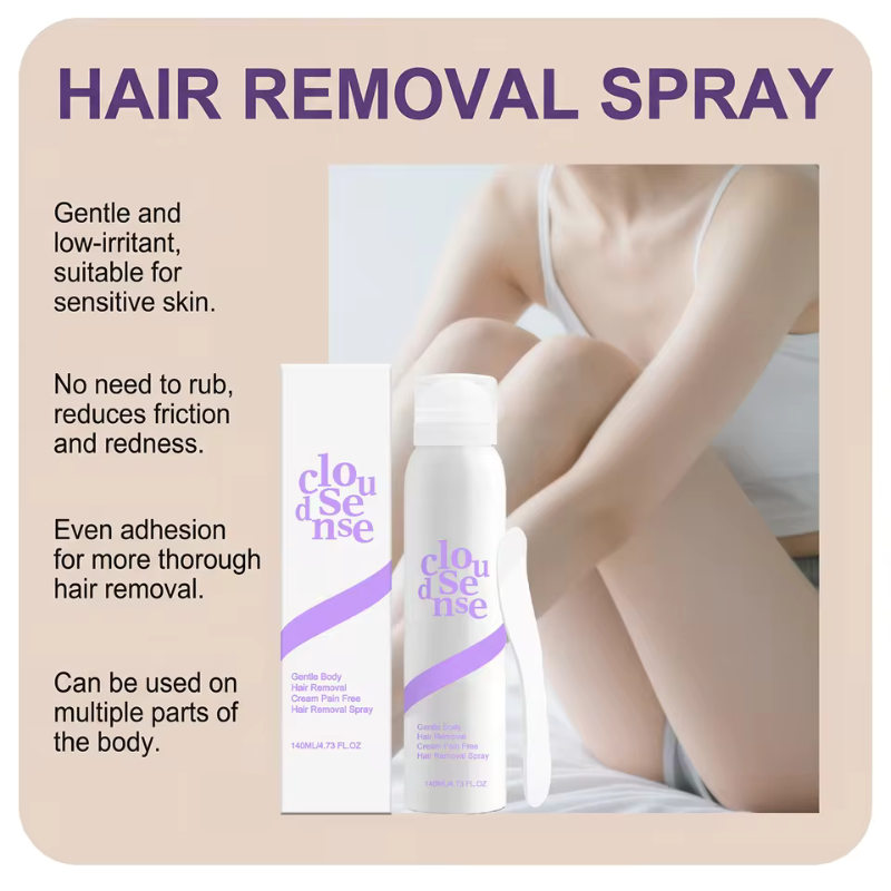 PainlessCream: Nem At Bruge Smertefri Hårfjerner Creme Spray