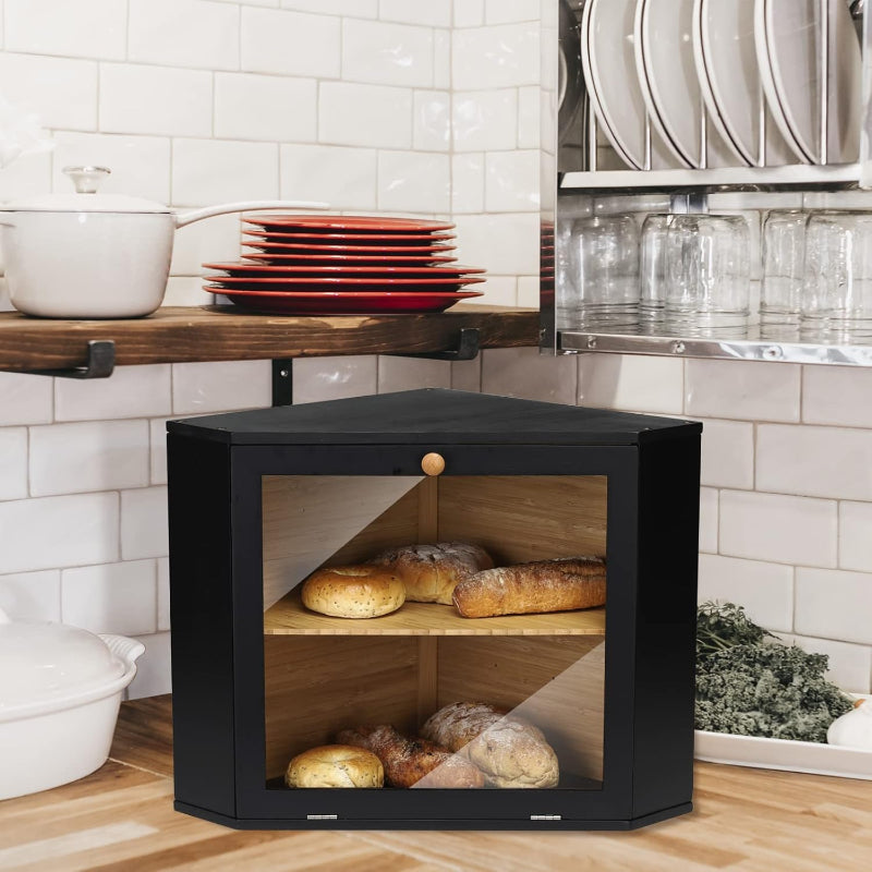UltiFurni® CornerCabinet: Pladsbesparende Smart Pantry Opbevarings Hjørneskab