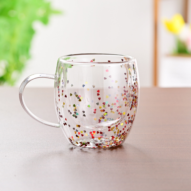 CrystalMug - Dobbelt Lagdelt Kreativ Glas Krus