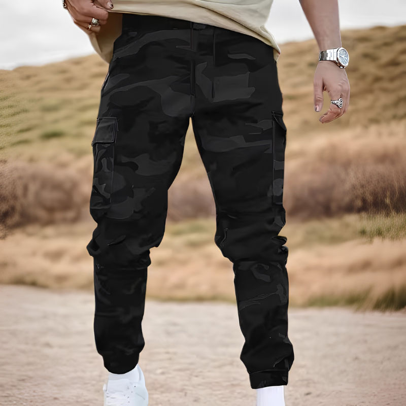 Icone™ CamouflagePants: Stilfulde Afslappet Multi-Lomme Camouflagebukser