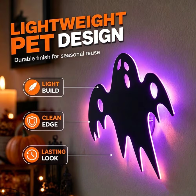 Ledsen™ HalloweenLights 1+1 GRATIS - Halloween LED Skræl Og Stok Vægdekoration Lys