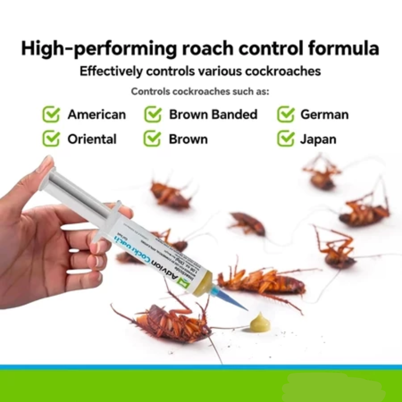 CockroachBait 1+1 GRATIS - Kraftfuld Kakerlakdræber Lokkemad Gel