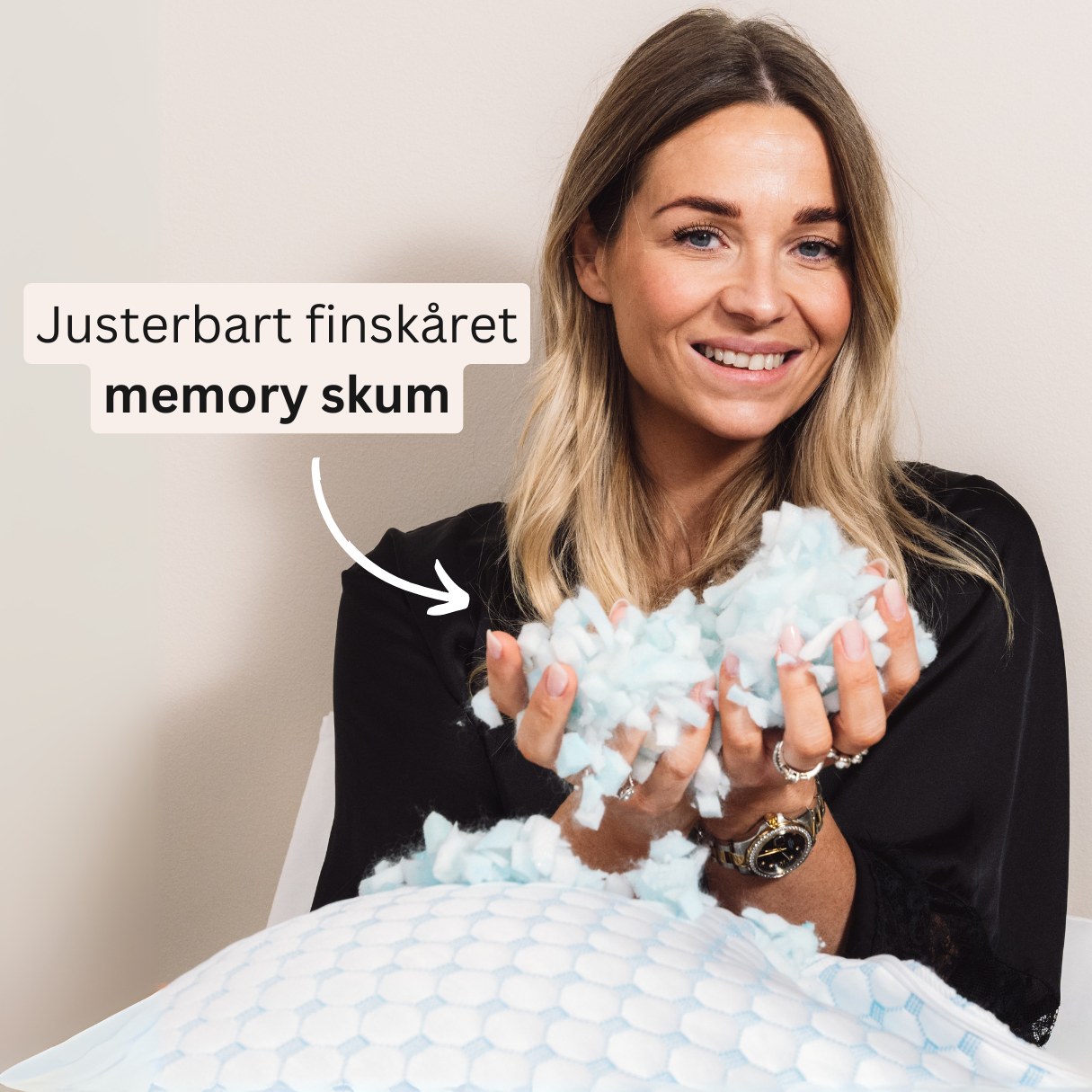 ComfortPillow 2.0 justerbar hovedpude med kølig side – ekstra produktvisning