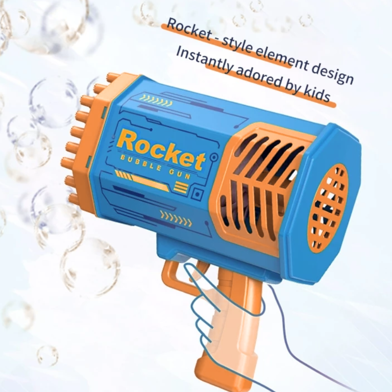 Kletshuts™ BubbleGun – Automatisk Sæbe Raket Boble Pistol Blæser Legetøj