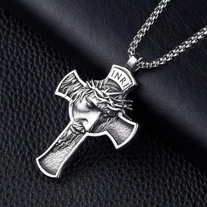Jewelance™ CrossNecklace: INRI Kristent Kors Halskæde