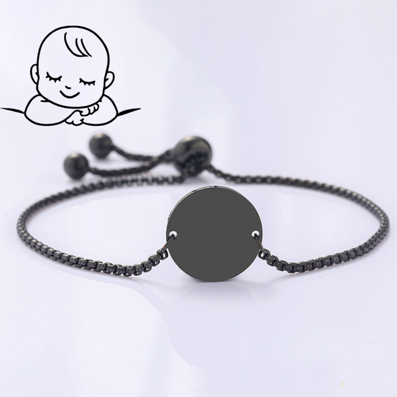 Jewelance™ BabyCharm: Personligt Gravert Baby Charm Erindrings Fødselsarmbånd