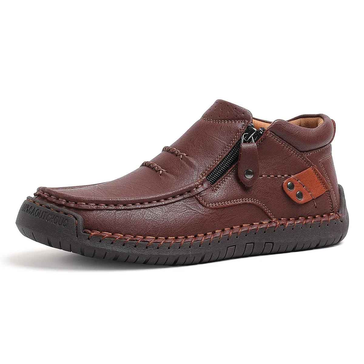 Happy™ ClassyBoots: Mænds Stilfuld Let Slip-On Retro Elegant Støvler