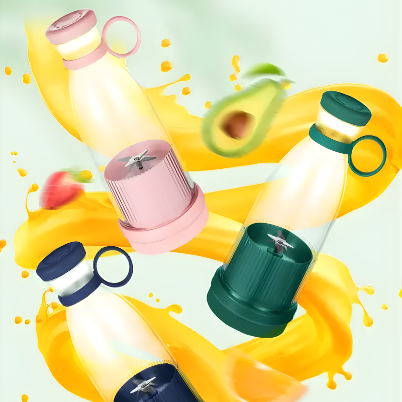 Globetrek° PortableBlender: Genopladelig Mini Elektrisk Smoothie Og Juice Maskine Bærbar Blender