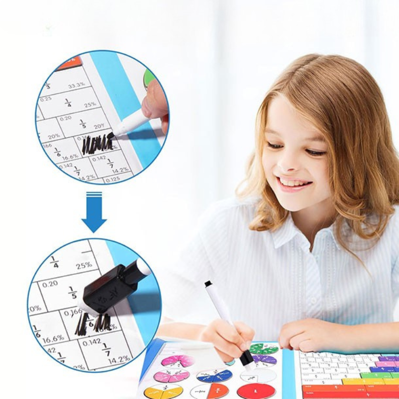 Kletshuts™ MathGame: Pædagogisk Magnetisk Børn Matematik Puslespil Spil