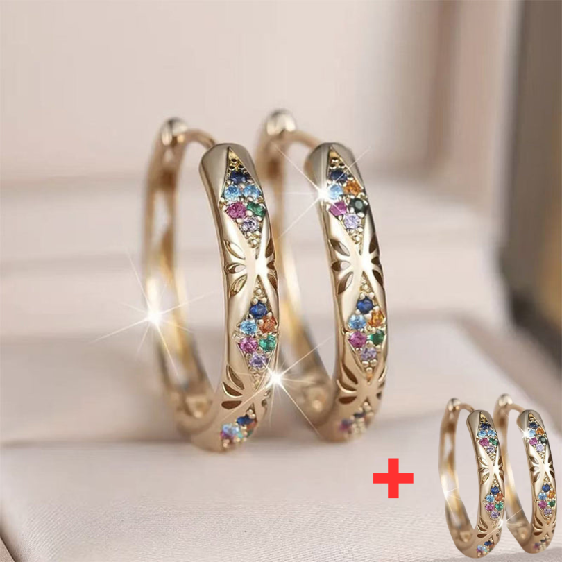 Jewelance™ SparklingHoops 1+1 GRATIS: Øjenfaldende, Stilfulde Hverdagshængsler