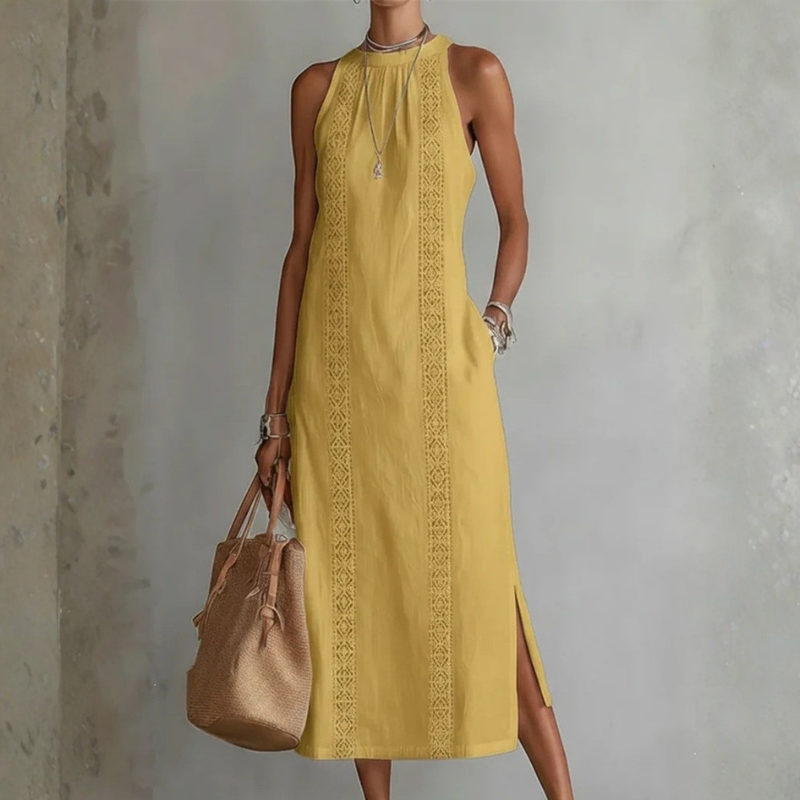 Icone™ HalterDress - Elegant Casual Komfortabel Fit Mode Halter Midi Kjole