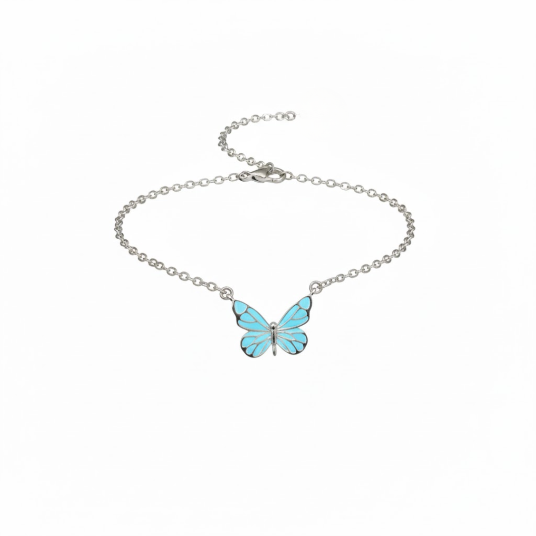 Jewelance™ GlowingButterfly 1+1 GRATIS: Mode Glødende Sommerfugle Halskæde Og Armbånd Sæt