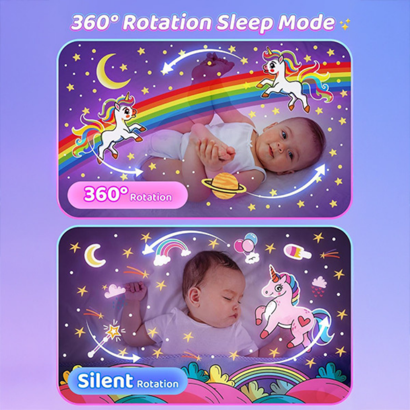 Ledsen™ BunnyProjector: Multi Film Lys Bunny Design Farverig Projektor