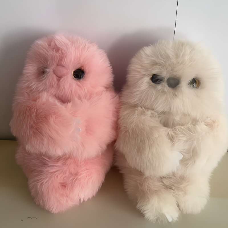 Kletshuts™ OwlToy - Interaktivt Flytning Hoved Plys Genert Uglelegetøj