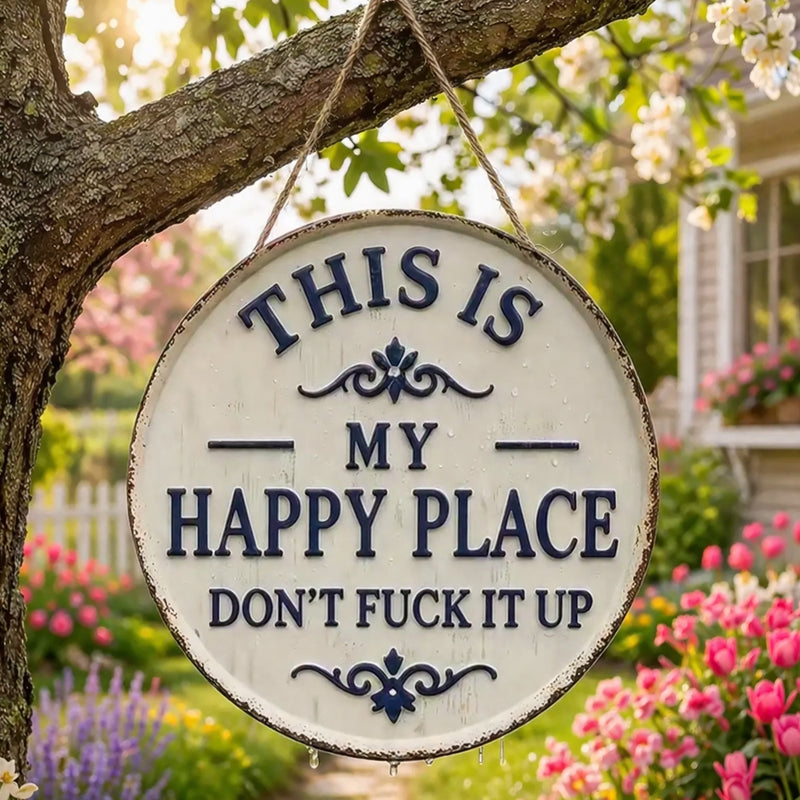 YardSign - Vintage Udsagn Sjovt Skilt Have- og Udendørs Vægsmykke