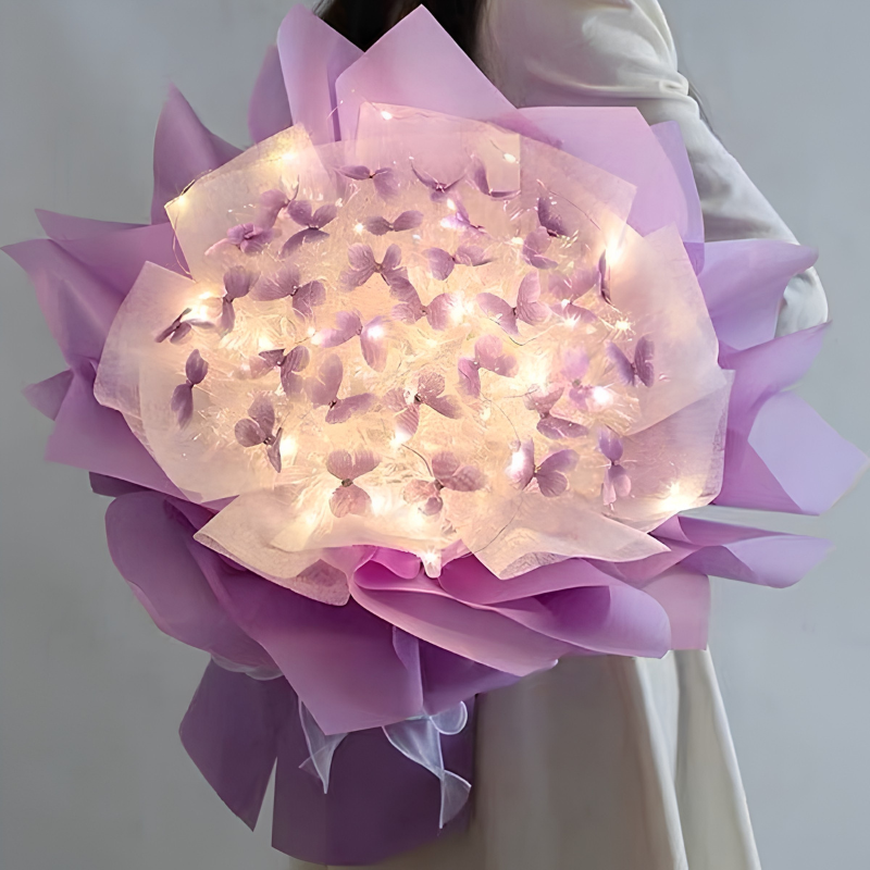 ButterflyBouquet™ - DIY Håndlavet Blomster Sommerfugle Bouquet Håndværk
